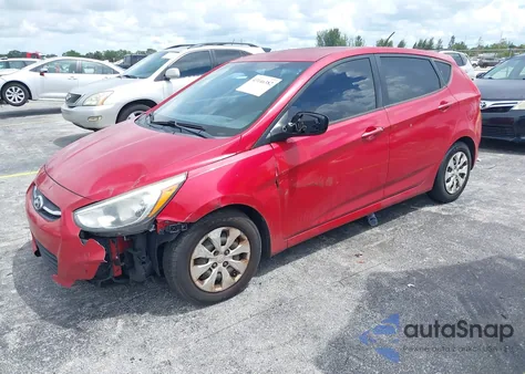2015 Hyundai Accent Gs из США, поврежденный, VIN KMHCT5AE3FU202842